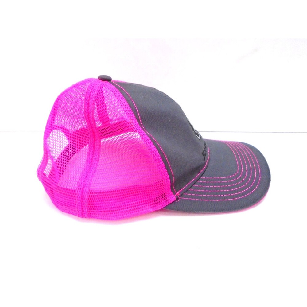 John Deere Womens Mesh Trucker Baseball Snapback Hat Cap - Picture 4 of 7